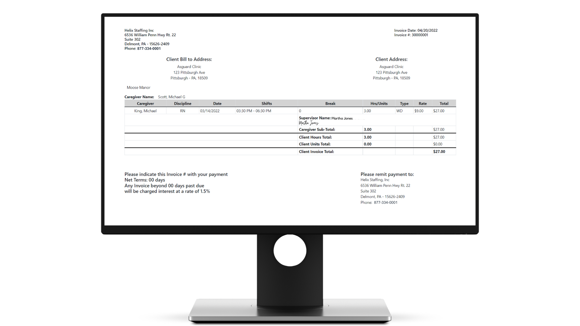 payroll billing